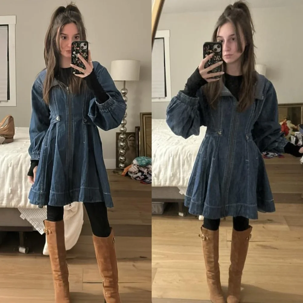 Free people we the free Indy Denim mini dress
